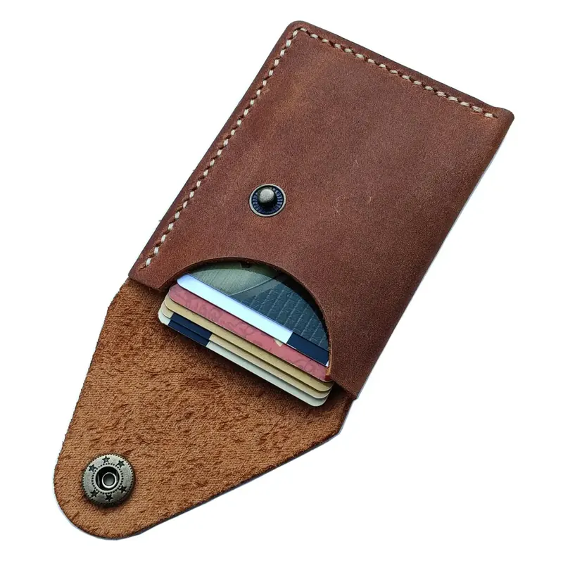 Aeiniwer Slim Leather Card Wallet