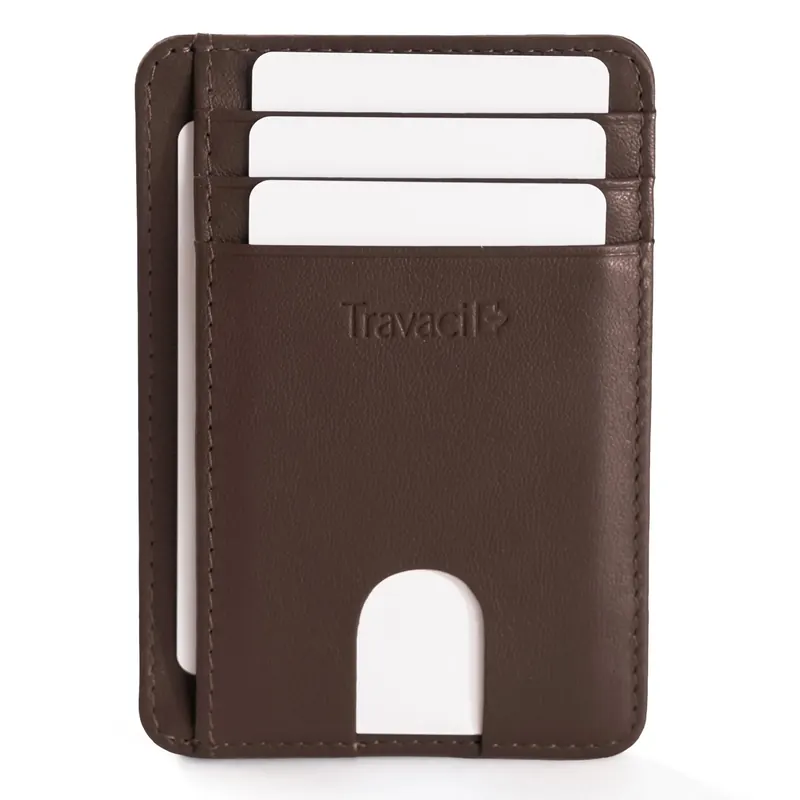 Aeiniwer Slim Leather Card Wallet image 3