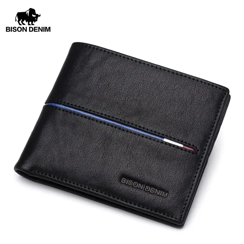 Bison Denim Leather Bifold Wallet image 2