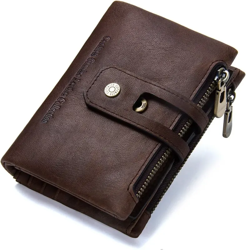 Contacts RFID Blocking Leather Wallet