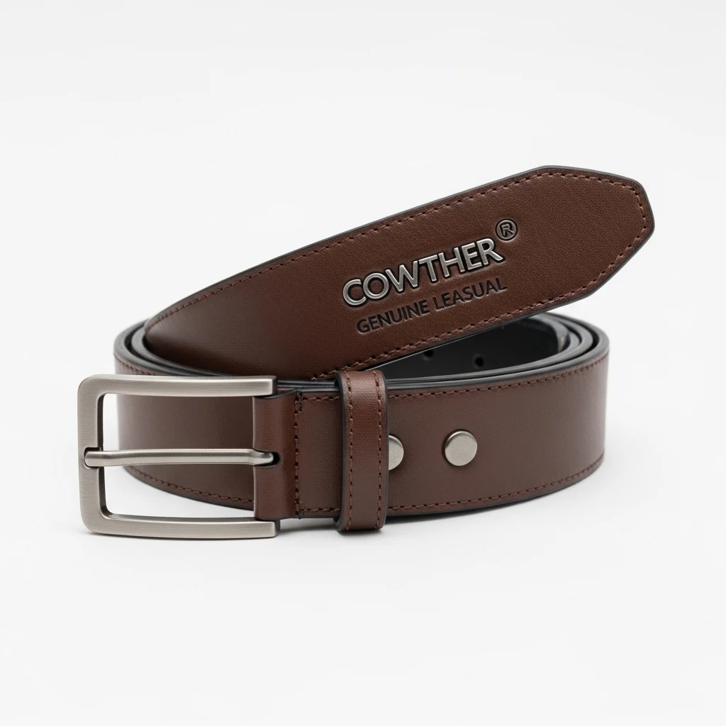 Cowther Genuine Leather Casual Belt image 2