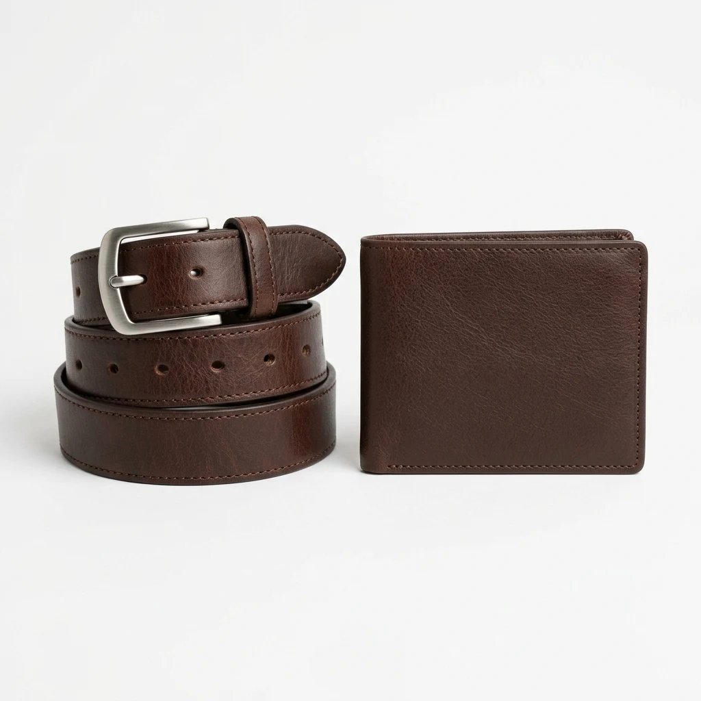 Dinisiton Cowhide Trifold Wallet