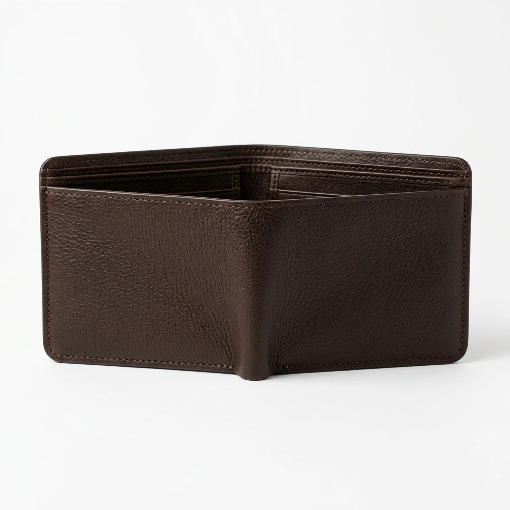 Dinisiton Cowhide Trifold Wallet image 3