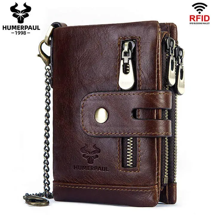 Humerpaul RFID Cowhide Wallet