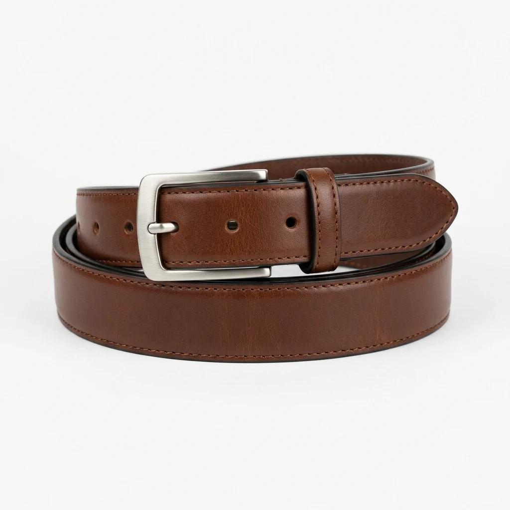 Jinbaolai Vintage Leather Belt image 3